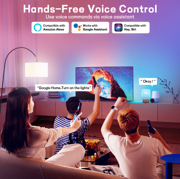 10W E27 WiFi Bluetooth Smart Bulb RGB Voice Control