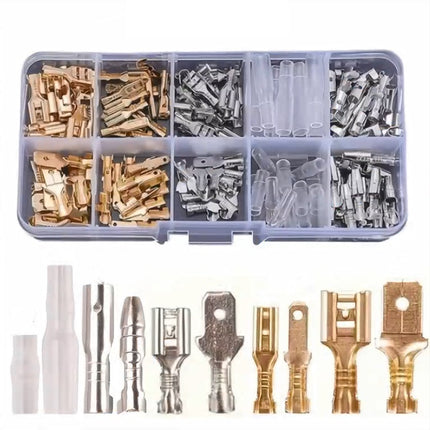 150pcs Male And Female Spade Wire Terminals