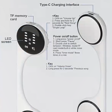 Bone Conduction Music Sleep Speaker