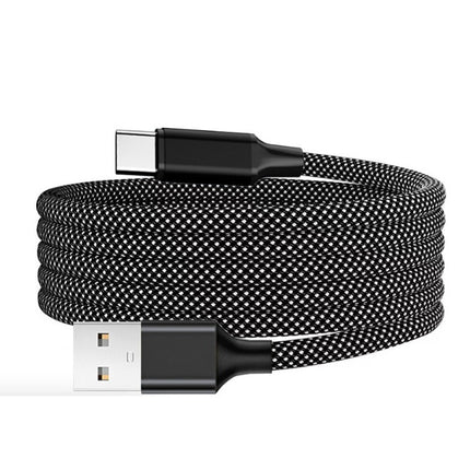 Magnetic Coiled USB A to USB Type C Cable 60W 3.3FT Fast Charger Cord