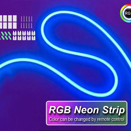 USB RGB Neon LED Strip Light 5M Music Sync Kit