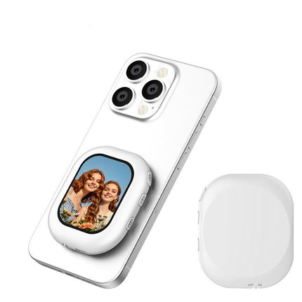 Selfie Monitor Screen for iPhone & Android, Magnetic Back Camera Monitor