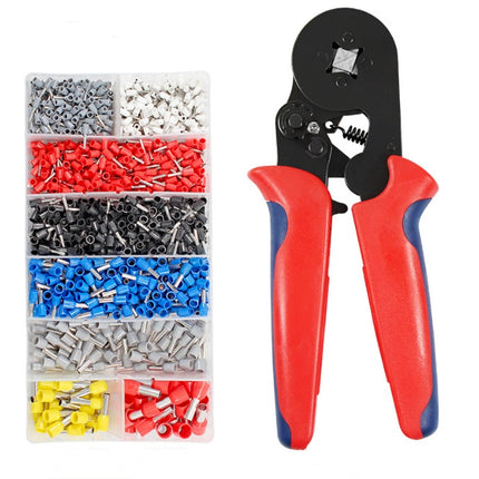 1200PC Ferrule Crimper Electrical Terminals Bootlace 0.25-10mm2 Cord End Ratchet