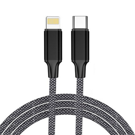 Magnetic Coiled Type C to Lightning Cable 60W Fast Charger Cord