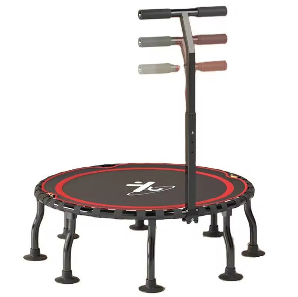 48'' Foldable Trampoline Rebounder with Adjustable Handle