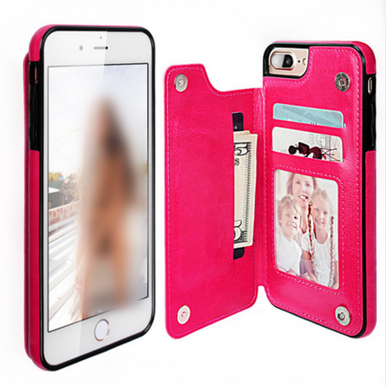 iPhone 7 Plus Case Wallet Card Slot Holder