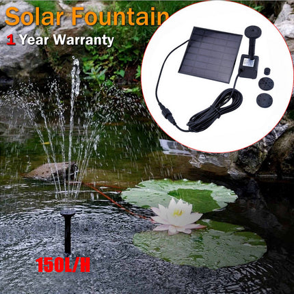 Solar Power Fountain Garden Pond Water Pump