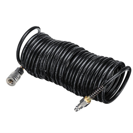 1/4" Air Hose Fitting Coil Pneumatic Compressor Quick Coupler US Type 200PSI - salelink.co.nz