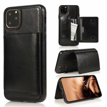 iPhone 11 Pro Max Case Wallet - Black
