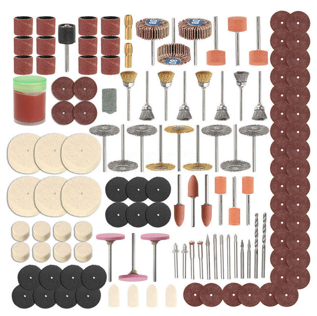 350PCS Rotary Tool Accessories Kit Grinding Polishing Shank Craft Bits - salelink.co.nz