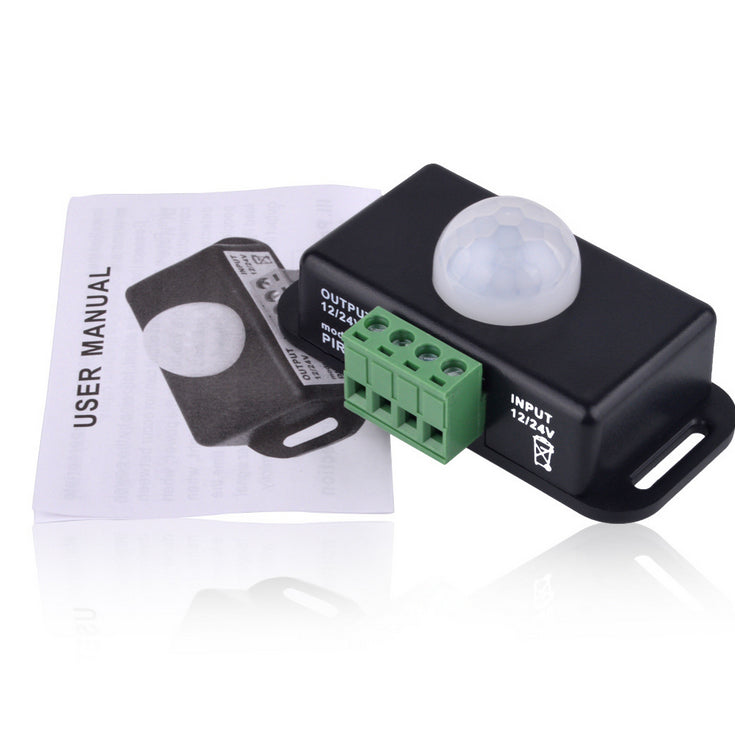 Body Infrared PIR Motion Sensor Switch For LED Light Strip Automatic DC 12V