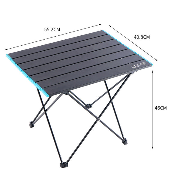 55x40cm Portable Aluminum Outdoor Camping Folding Dining Table