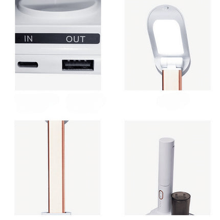Desk Lamp with Wireless Charging and Pen Holder White