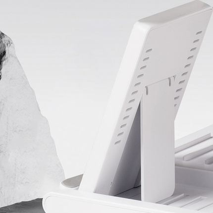 Desk Lamp with Wireless Charging and Pen Holder White
