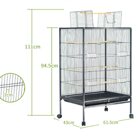 95cm Standing Bird Parrot Cage