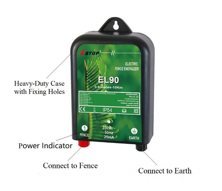 XSTOP EL101 20km Electric Fence Energiser 240V– salelink.co.nz