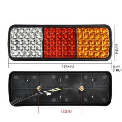 2x LED Tail Lights Stop Indicator Reverse 12V Ute Trailer Caravan Truck - salelink.co.nz