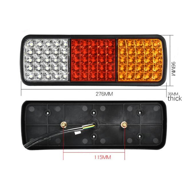 2x LED Tail Lights Stop Indicator Reverse 12V Ute Trailer Caravan Truck - salelink.co.nz
