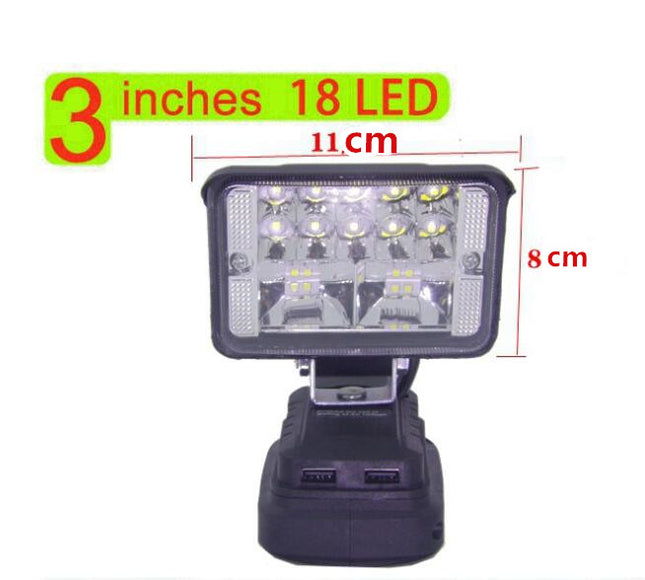 3inch LED Work Light Fits Makita Battery - salelink.co.nz