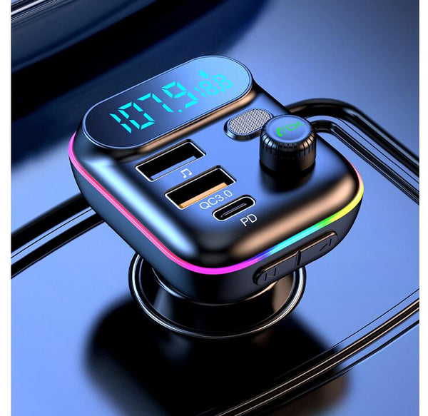 Bluetooth FM Transmitter Car Charger Adapter