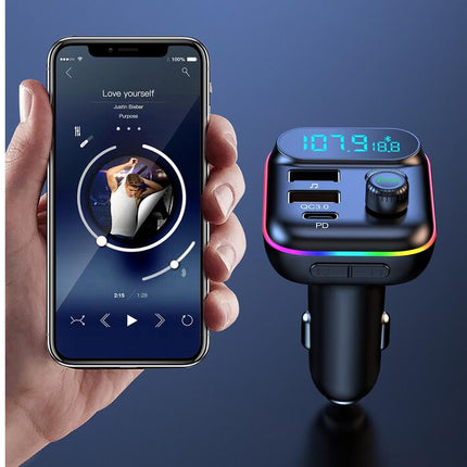 Bluetooth FM Transmitter Car Charger Adapter - salelink.co.nz