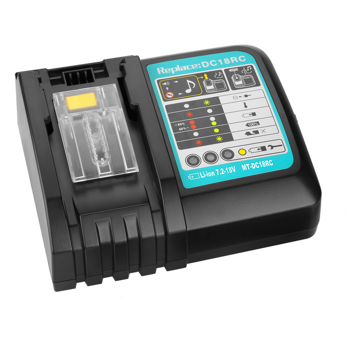 For Makita DC18RC 14.4V - 18V 3A Lithium Rapid Battery Charger - BL1850B BL1860B