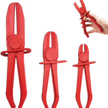 3Pcs Hose Clamp Pliers Pinch Off Pliers 3 Sizes