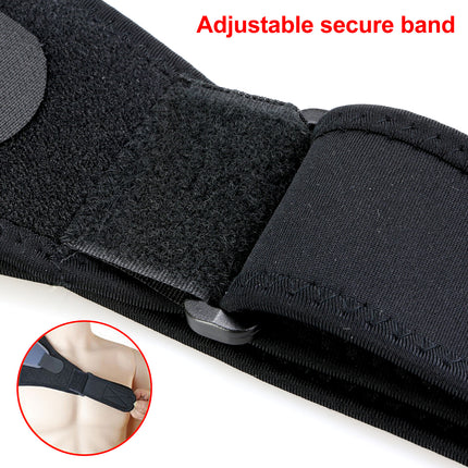 Left Shoulder Adjustable Support Brace Compression Strap Heat Patch Protection Sports - salelink.co.nz