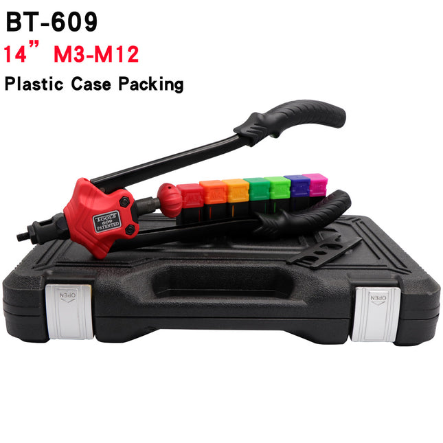 430Pcs Rivnut Riveter Rivet Nut Nutserts Riveting Tool Kit Nutsert M3-M12 - salelink.co.nz