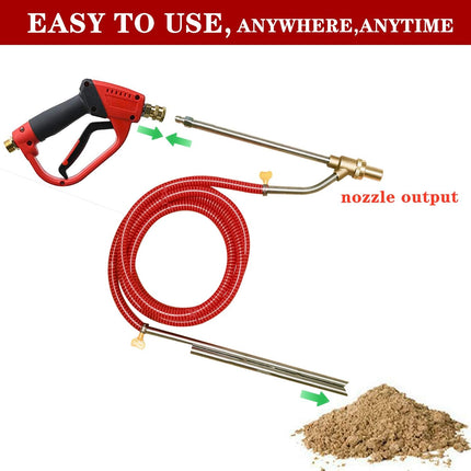 Pressure Washer Sandblasting Kit 1/4 Inch Sand Blaster - salelink.co.nz
