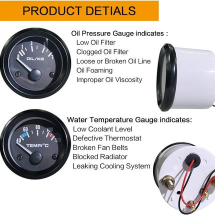 3in1 Car Meter Auto Gauge - salelink.co.nz