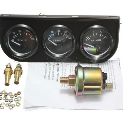 3in1 Car Meter Auto Gauge - salelink.co.nz