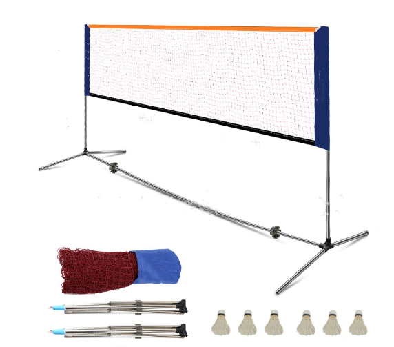 Portable Badminton Net Set 6.1m + Balls