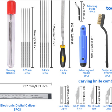 42PCS 3D Printer Accessories Tool Kit