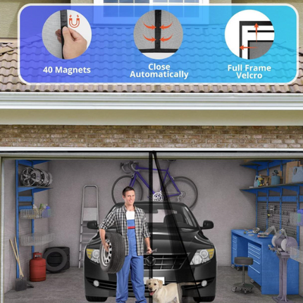 Garage Door Screen - 488 x 213cm