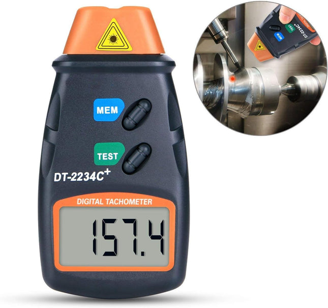 LCD Laser Photo Tachometer RPM Tester Speed Meter