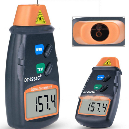 LCD Laser Photo Tachometer RPM Tester Speed Meter