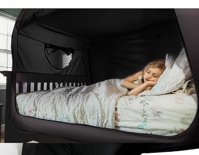 Pop Up Bed Tent Bed Canopy Shelter Cabin Indoor Privacy - salelink.co.nz
