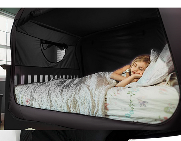 Pop Up Bed Tent Bed Canopy Shelter Cabin Indoor Privacy - salelink.co.nz