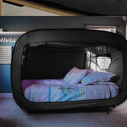 Pop Up Bed Tent Bed Canopy Shelter Cabin Indoor Privacy - salelink.co.nz
