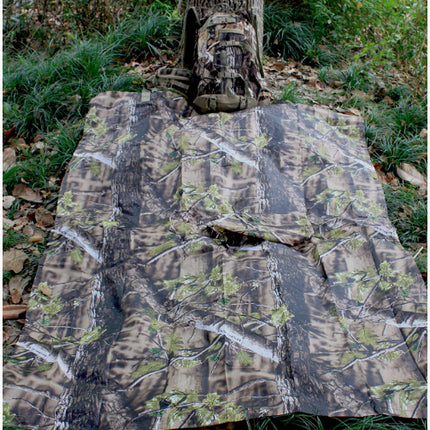 Rain Poncho Hooded Waterproof Camo Raincoat for Hunting Hiking Camping Fishing