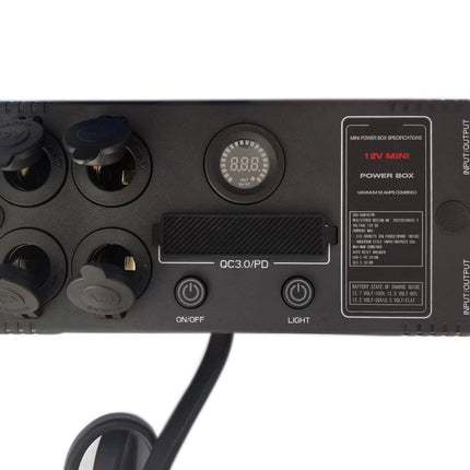 12v Mini Power Box 2x Anderson Plug 3 x USB / USB-C 2 x 50a Connectors