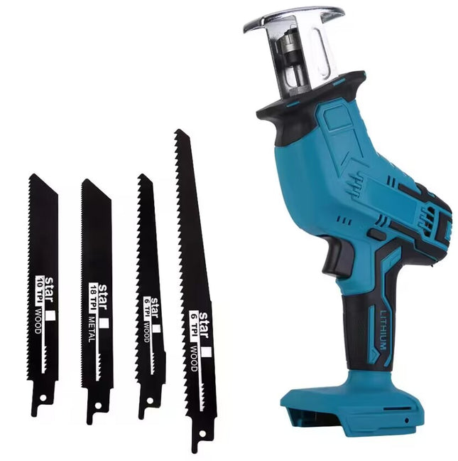 Cordless Electric Reciprocating Saw Sabre Saw Fits 18V Makita Battery - salelink.co.nz