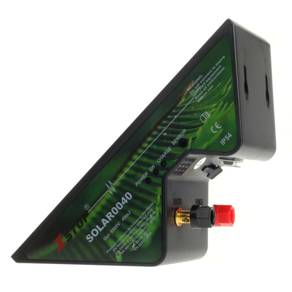 Solar Powered Electric Fence Energiser X-Stop 2Km Range