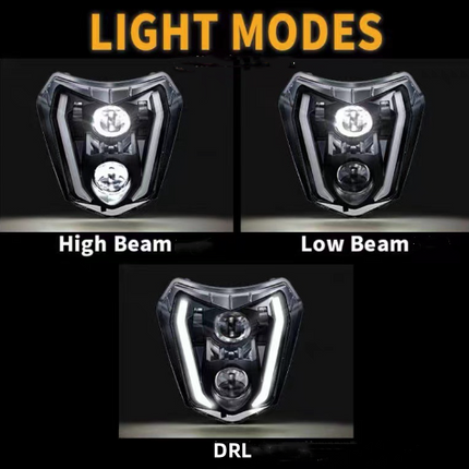 Headlight Compatible with Enduro Motorcycle Pit Bike