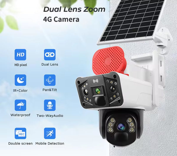 Solar 4G Security Camera Outdoor