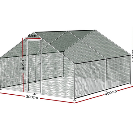 Chicken Coop Run 3x4x2M - salelink.co.nz
