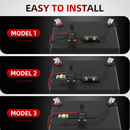 12V DC 200A Remote Battery Disconnect Switch Isolator Wireless for Car Truck RV - salelink.co.nz