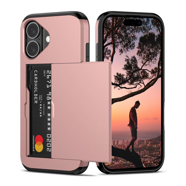 iPhone 16 Plus Case Card Slots Holder - salelink.co.nz