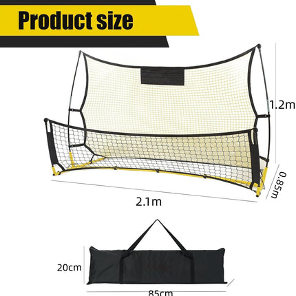 Rebounder Football Goal Nets 210x120x85cm
